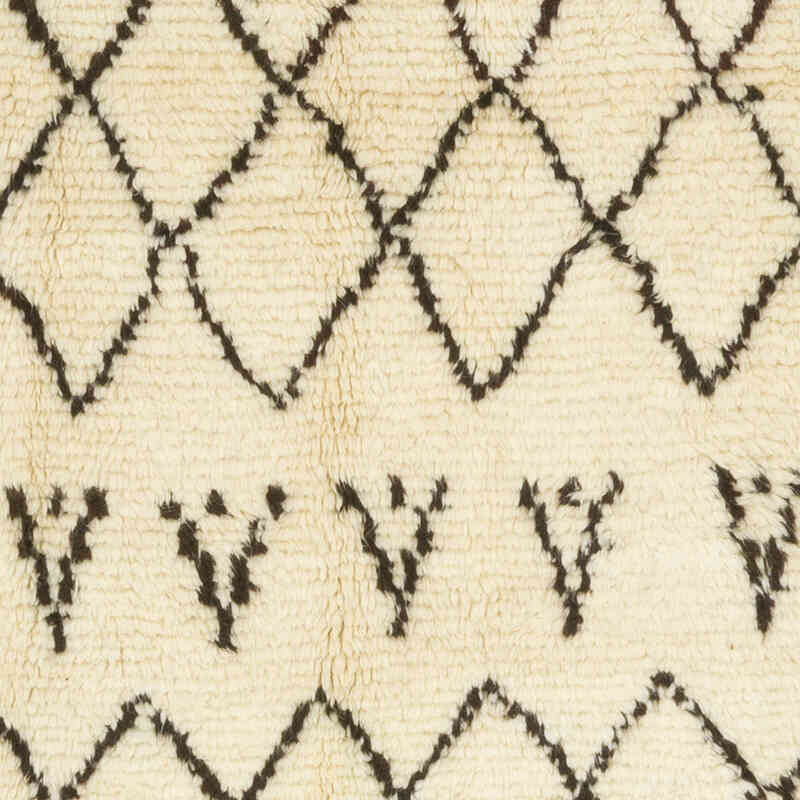 New Moroccan Style Hand-Knotted Tulu Rug - 7' 10" x 9' 2" (94" x 110") - K0069620