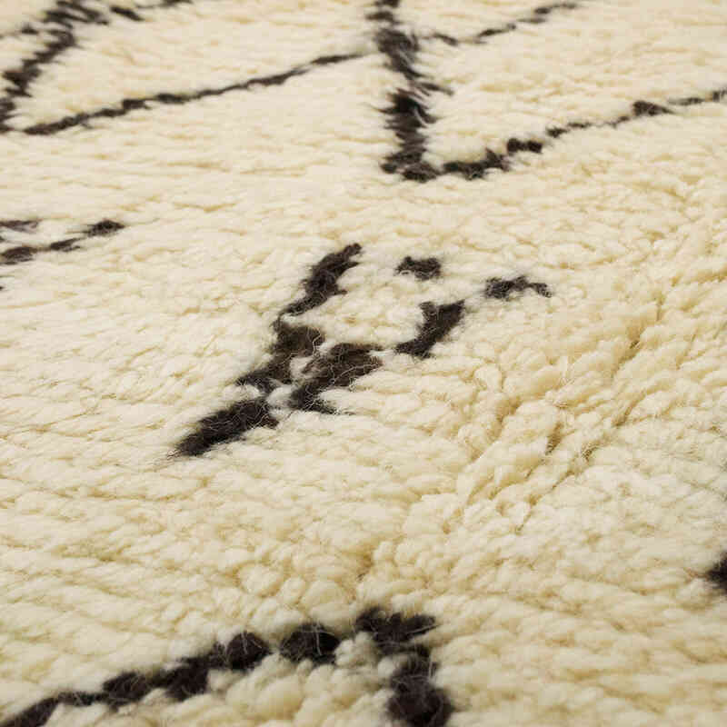 New Moroccan Style Hand-Knotted Tulu Rug - 7' 10" x 9' 2" (94" x 110") - K0069620