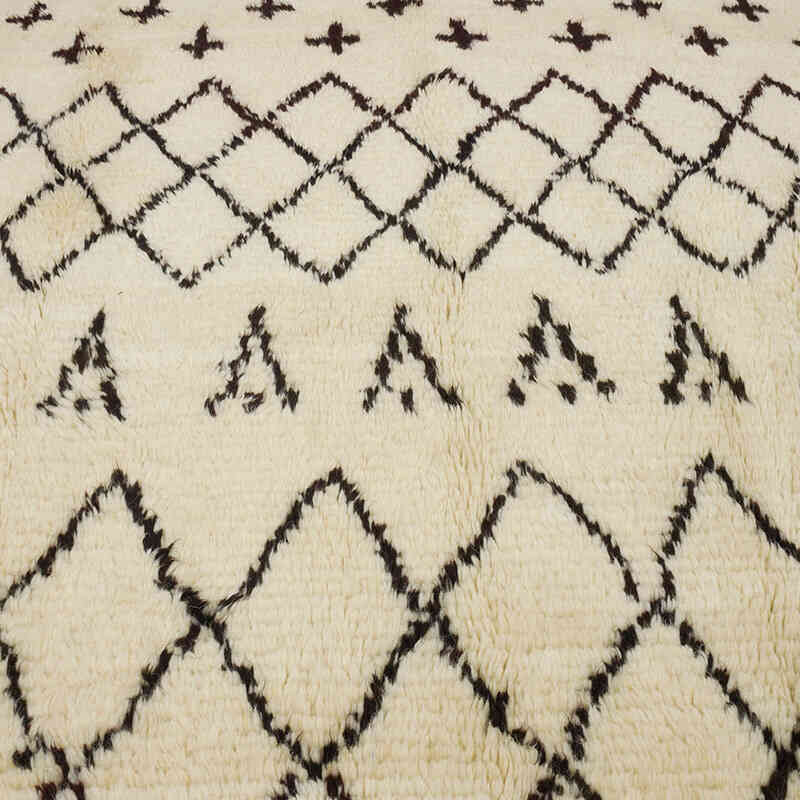 New Moroccan Style Hand-Knotted Tulu Rug - 7' 10" x 9' 2" (94" x 110") - K0069620