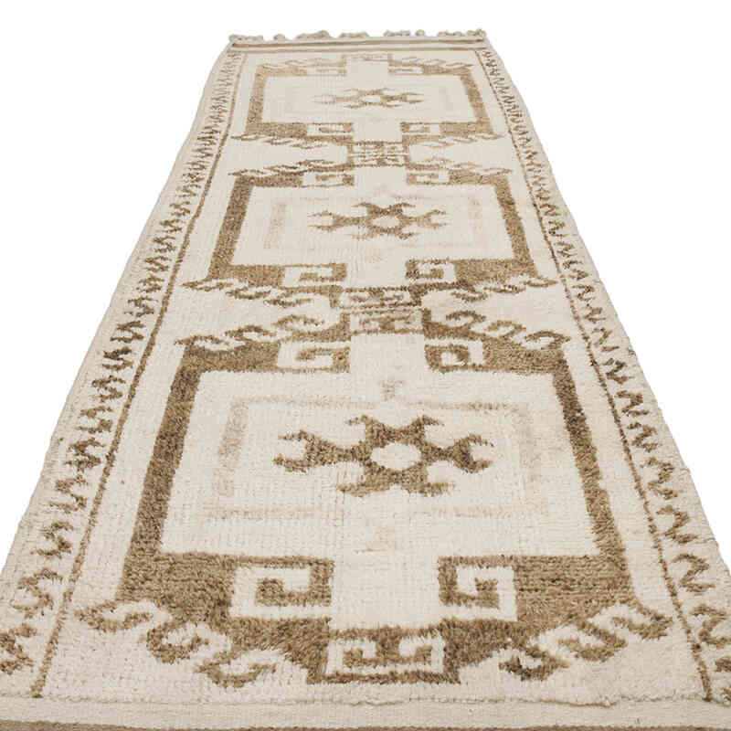 Vintage Tribal Runner Rug - 3' 7" x 12' 1" (43" x 145") - K0069625