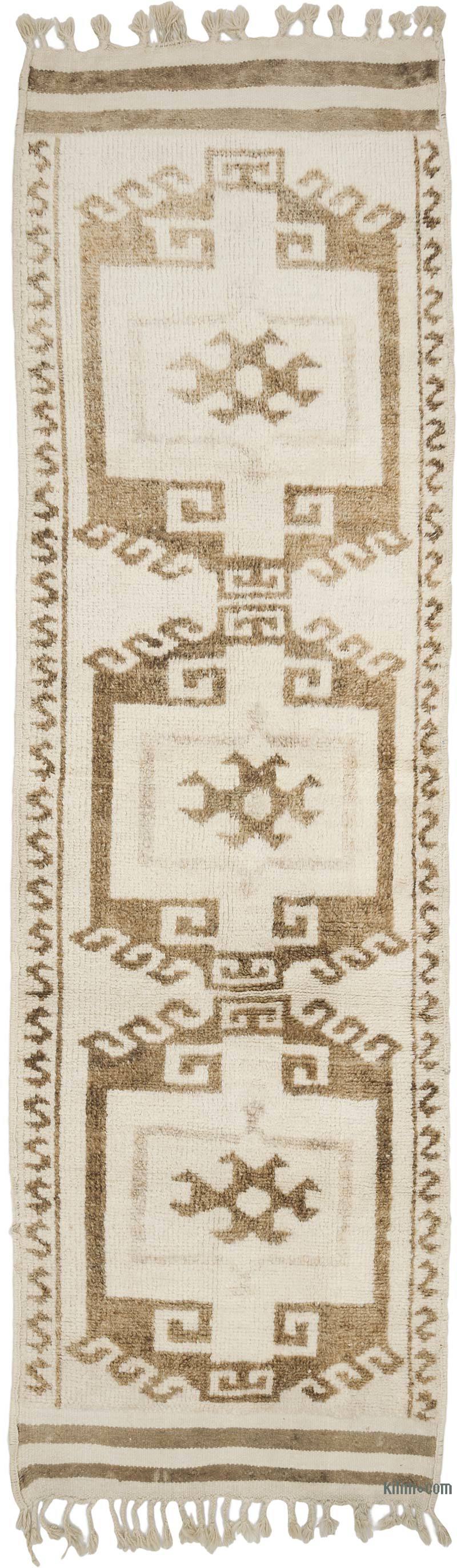 Vintage Tribal Runner Rug - 3' 7" x 12' 1" (43" x 145") - K0069625