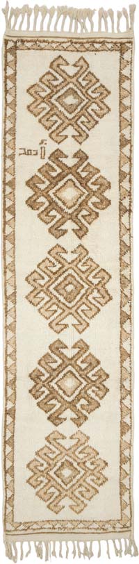Vintage Tribal Runner Rug - 2' 11" x 11' 4" (35" x 136")