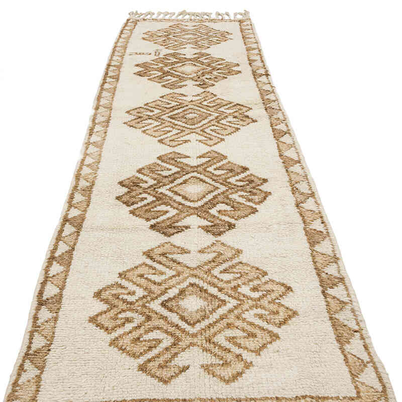 Vintage Tribal Runner Rug - 2' 11" x 11' 4" (35" x 136") - K0069630