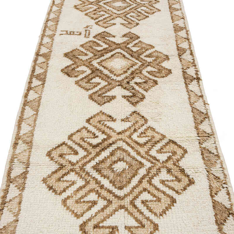 Vintage Tribal Runner Rug - 2' 11" x 11' 4" (35" x 136") - K0069630