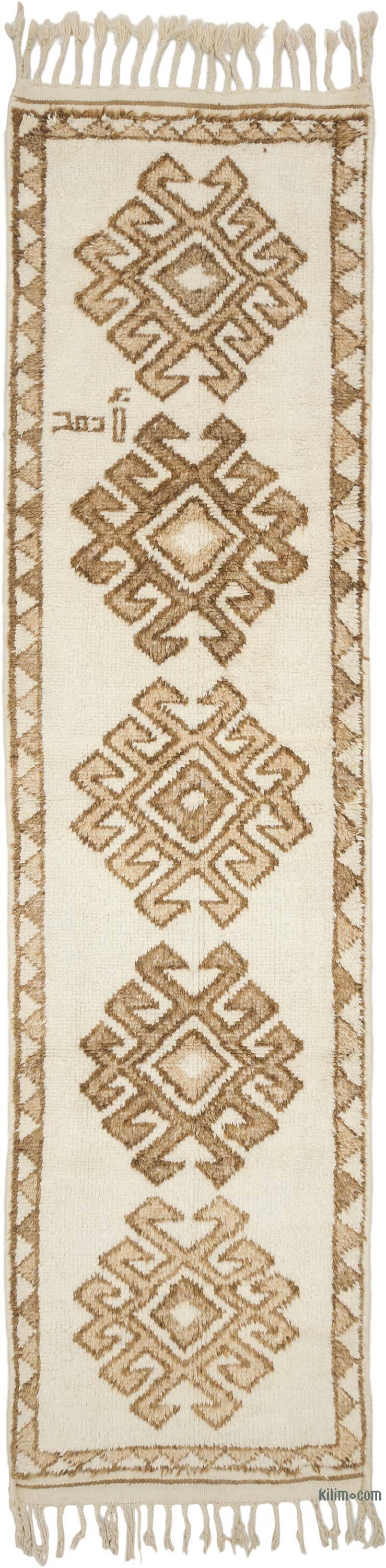 Vintage Tribal Runner Rug - 2' 11" x 11' 4" (35" x 136") - K0069630