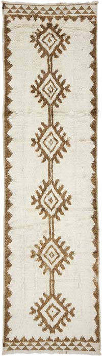Vintage Tribal Runner Rug - 3' 1" x 10' 11" (37" x 131")