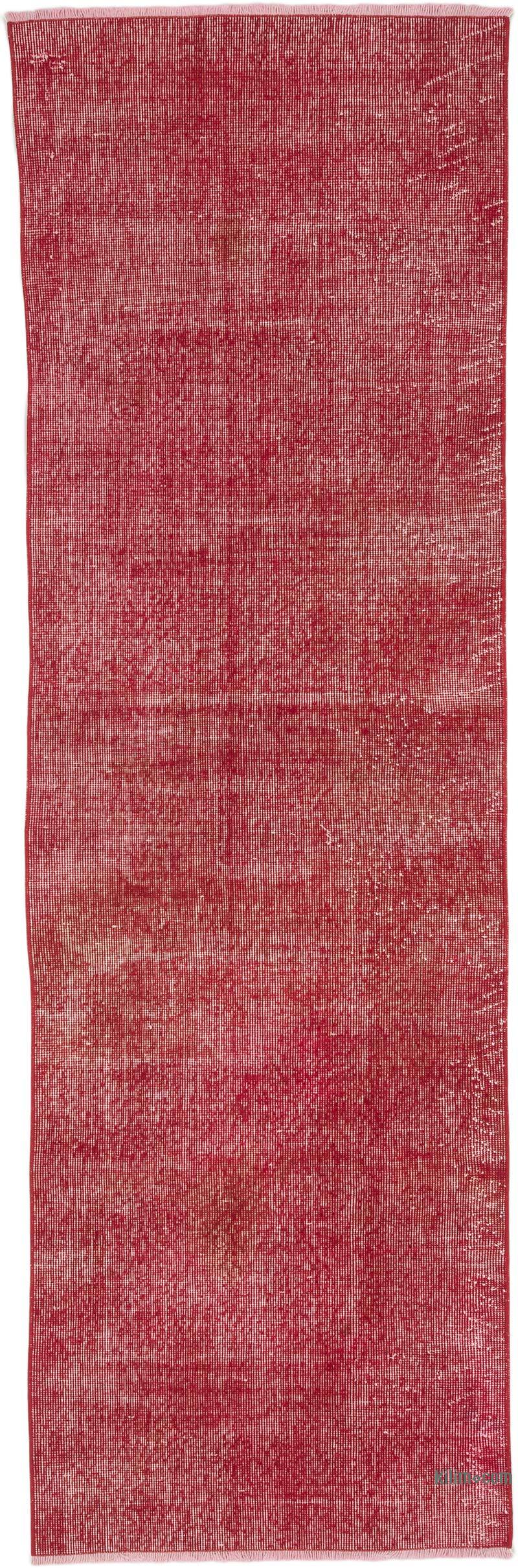 Alfombra de Pasillo Turca Vintage Sobreteñida - 78 cm x 247 cm - K0069637