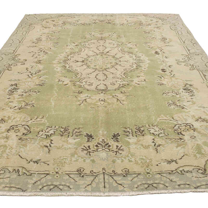 Vintage Turkish Hand-Knotted Rug - 6' 7" x 9' 5" (79" x 113") - K0069641