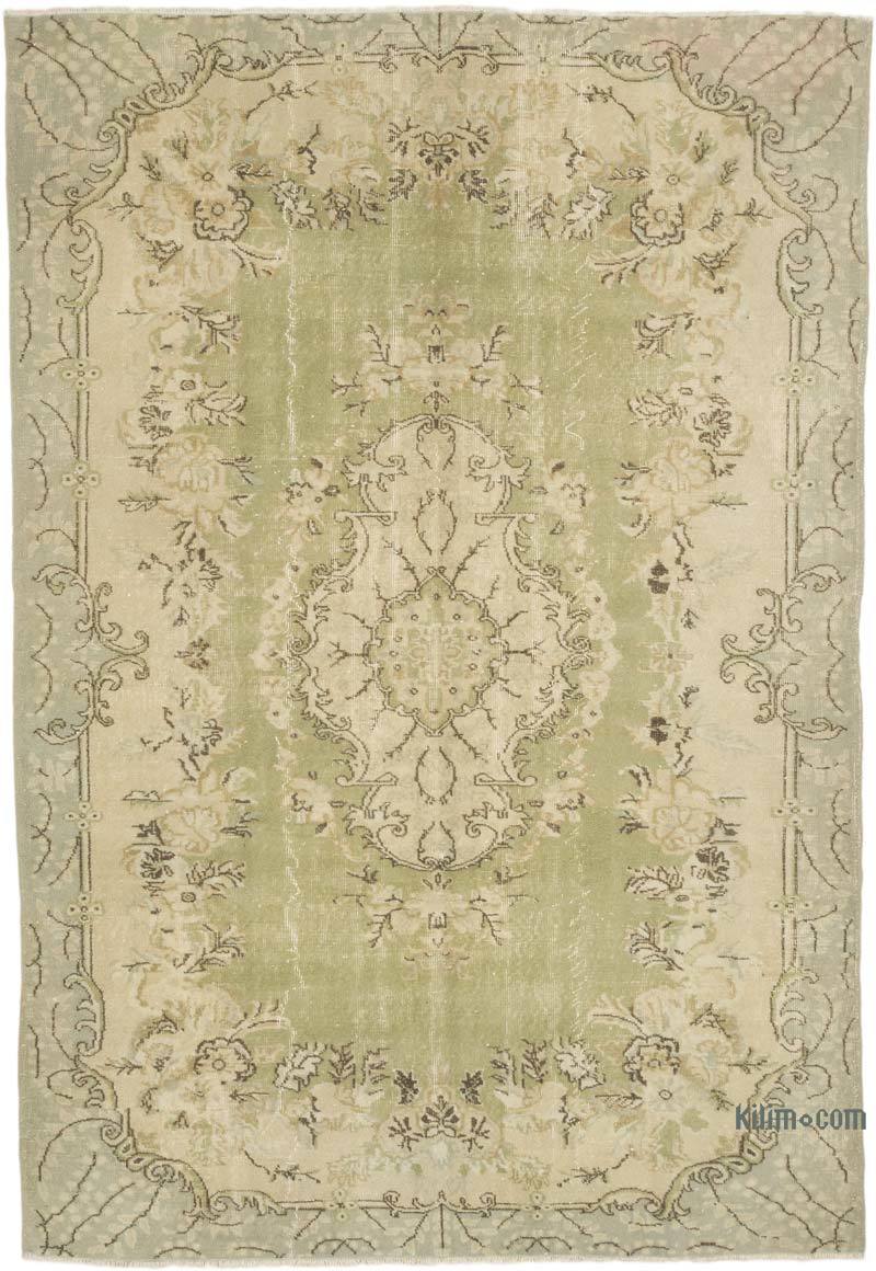 Vintage Turkish Hand-Knotted Rug - 6' 7" x 9' 5" (79" x 113") - K0069641
