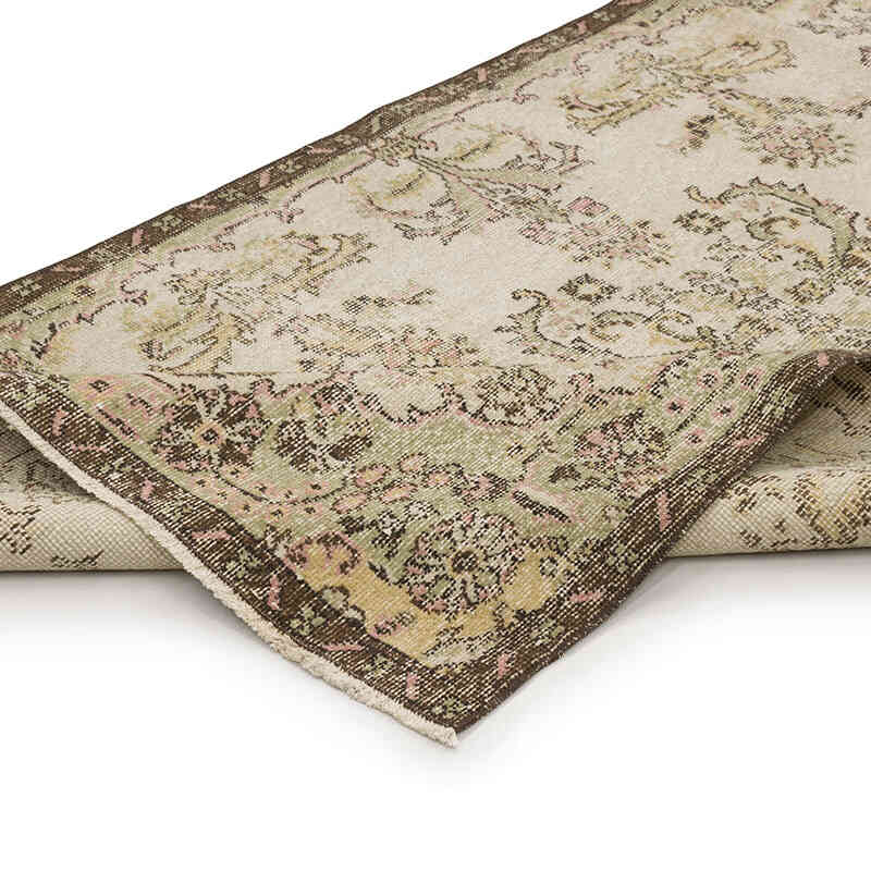 Alfombra Vintage Turca Anudada a Mano - 112 cm x 212 cm - K0069644