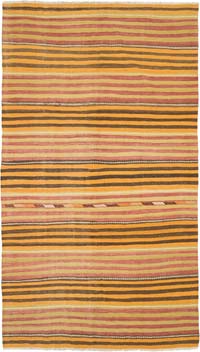 Vintage Konya Kilim Rug - 5' 4" x 9' 6" (64" x 114")
