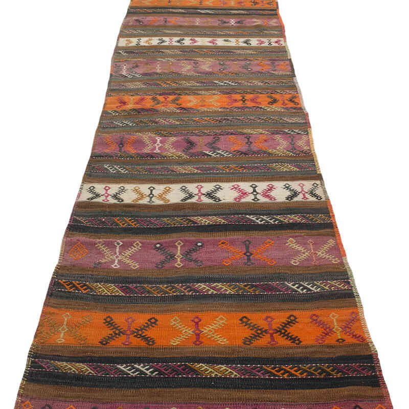 Vintage Malatya Kilim Yolluk - 76 cm x 357 cm - K0069658