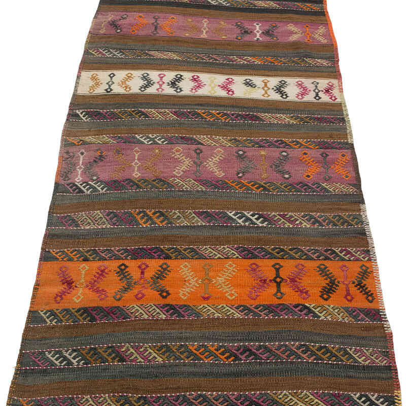 Vintage Malatya Kilim Yolluk - 76 cm x 357 cm - K0069658