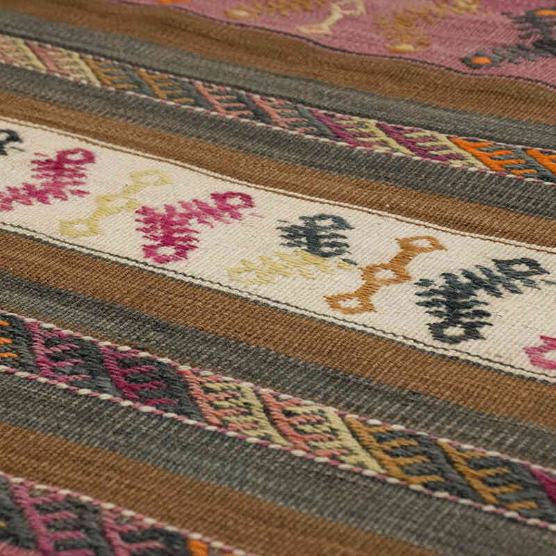 Vintage Malatya Kilim Yolluk - 76 cm x 357 cm - K0069658