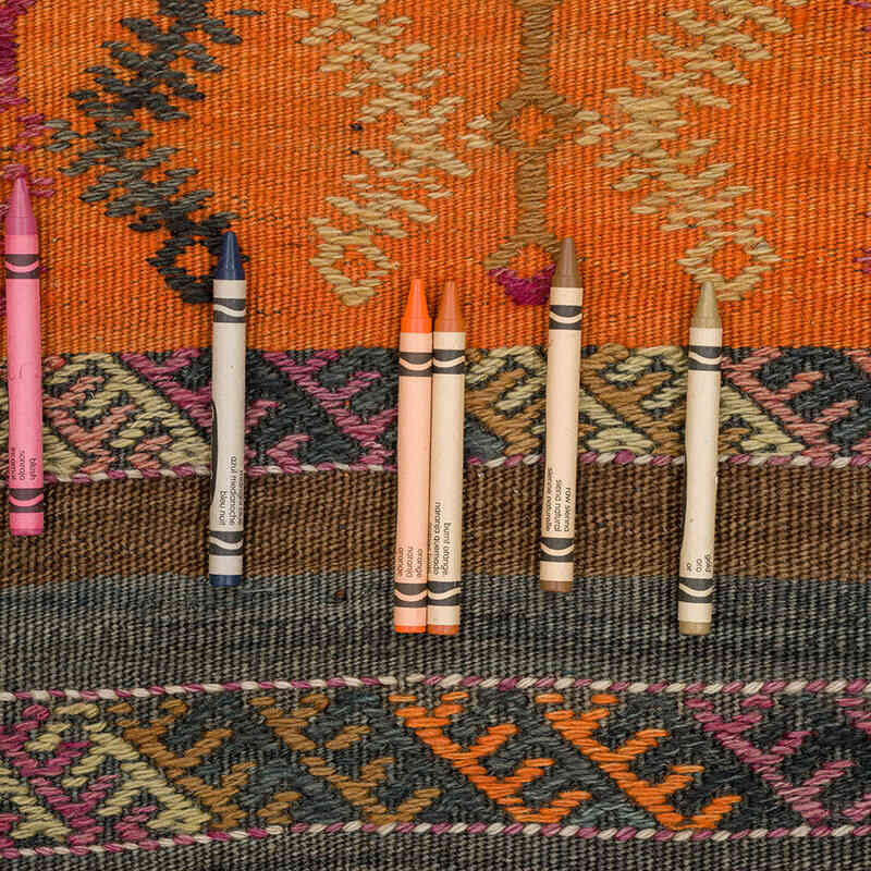 Vintage Malatya Kilim Yolluk - 76 cm x 357 cm - K0069658