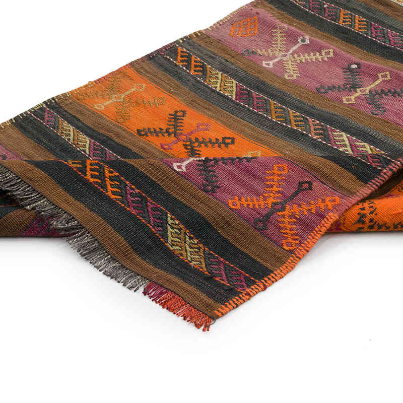 Vintage Malatya Kilim Yolluk - 76 cm x 357 cm - K0069658