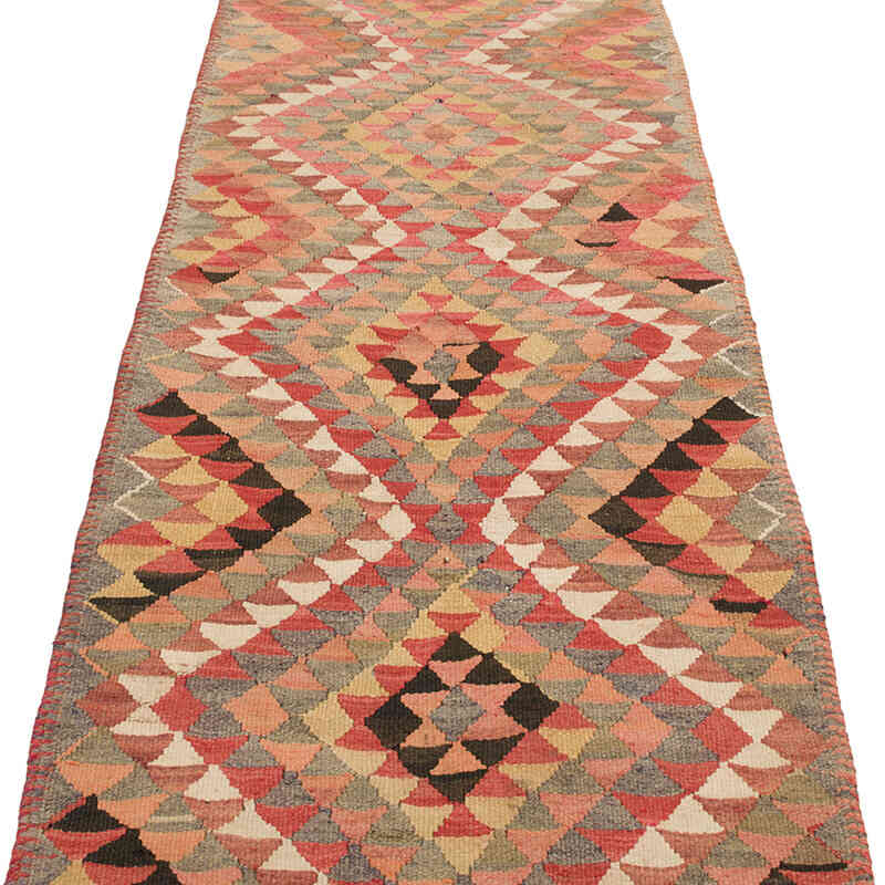 Alfombra Kilim Tribal Vintage - 88 cm x 311 cm - K0069679