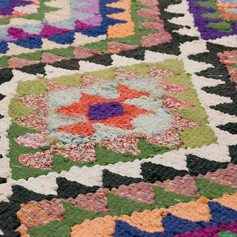Vintage Tribal Kilim Runner - 2' 9" x 11' 7" (33" x 139") - K0069682