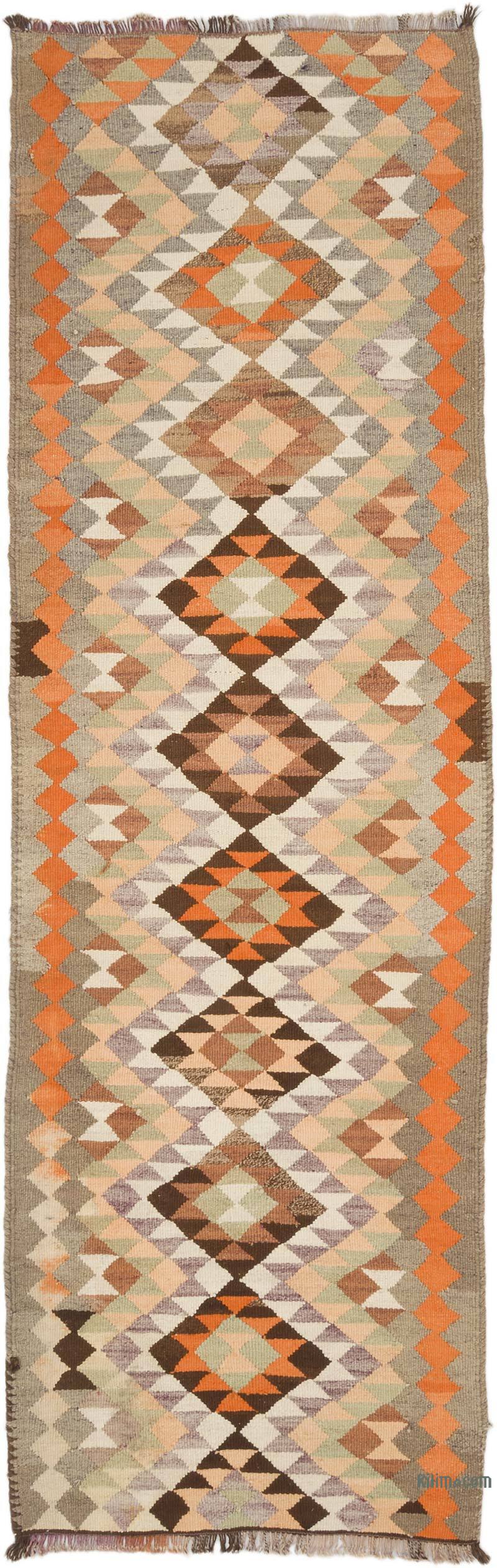 Vintage Anadolu Kilim Yolluk - 89 cm x 290 cm - K0069684
