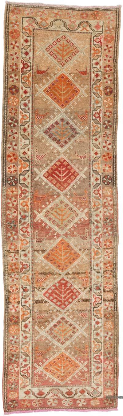 Vintage Tribal Runner Rug - 2' 10" x 9' 10" (34" x 118")