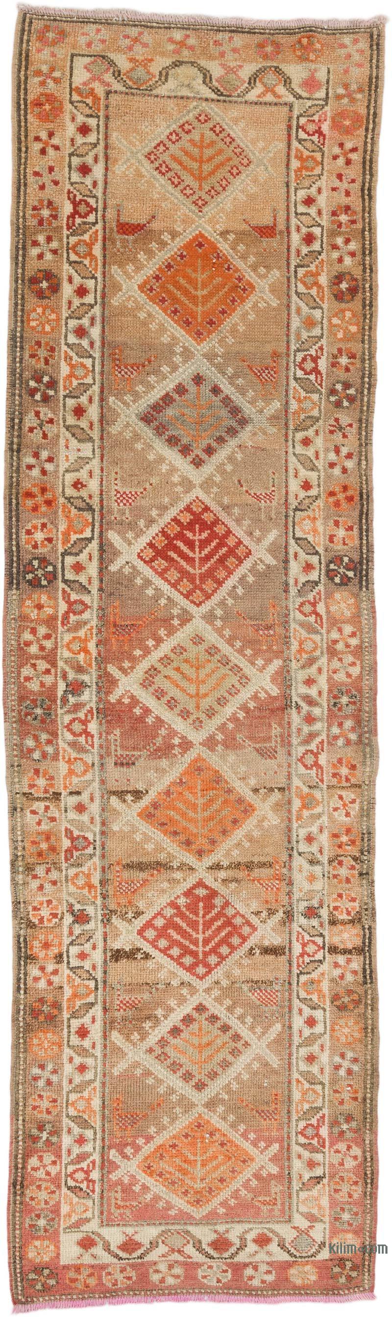 Alfombra Vintage de pasillo - 87 cm x 300 cm - K0069687