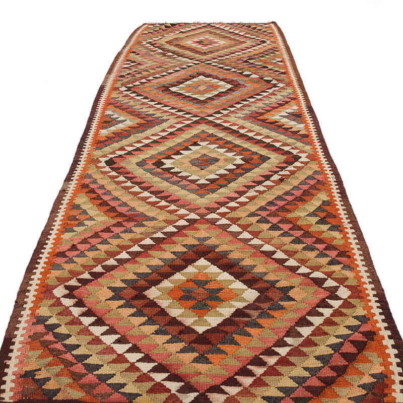 Vintage Anadolu Kilim Yolluk - 104 cm x 325 cm - K0069688