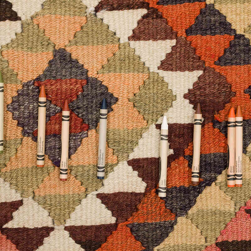 Vintage Anadolu Kilim Yolluk - 104 cm x 325 cm - K0069688