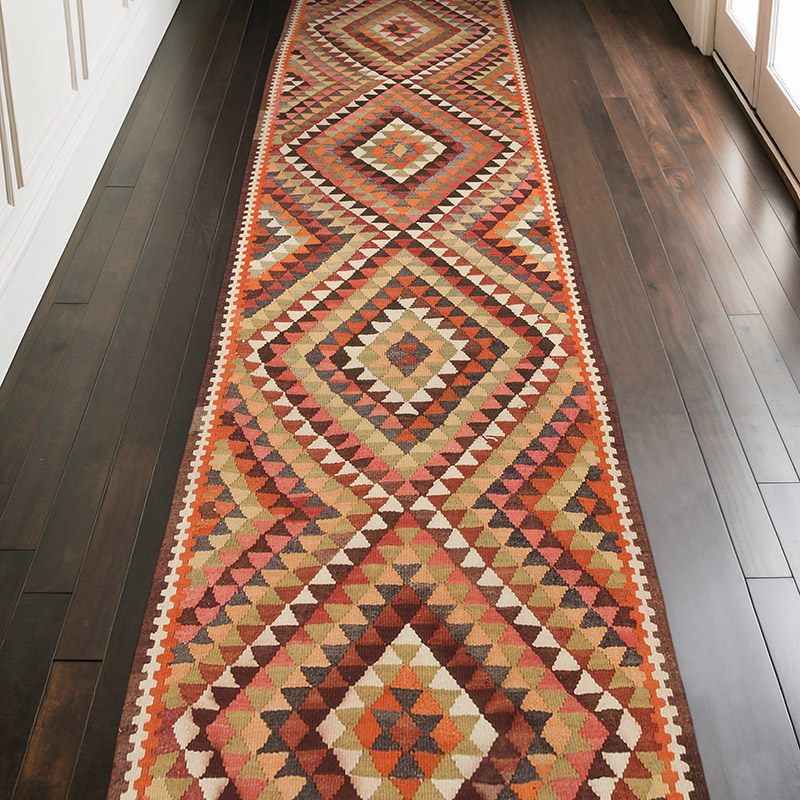 Vintage Anadolu Kilim Yolluk - 104 cm x 325 cm - K0069688