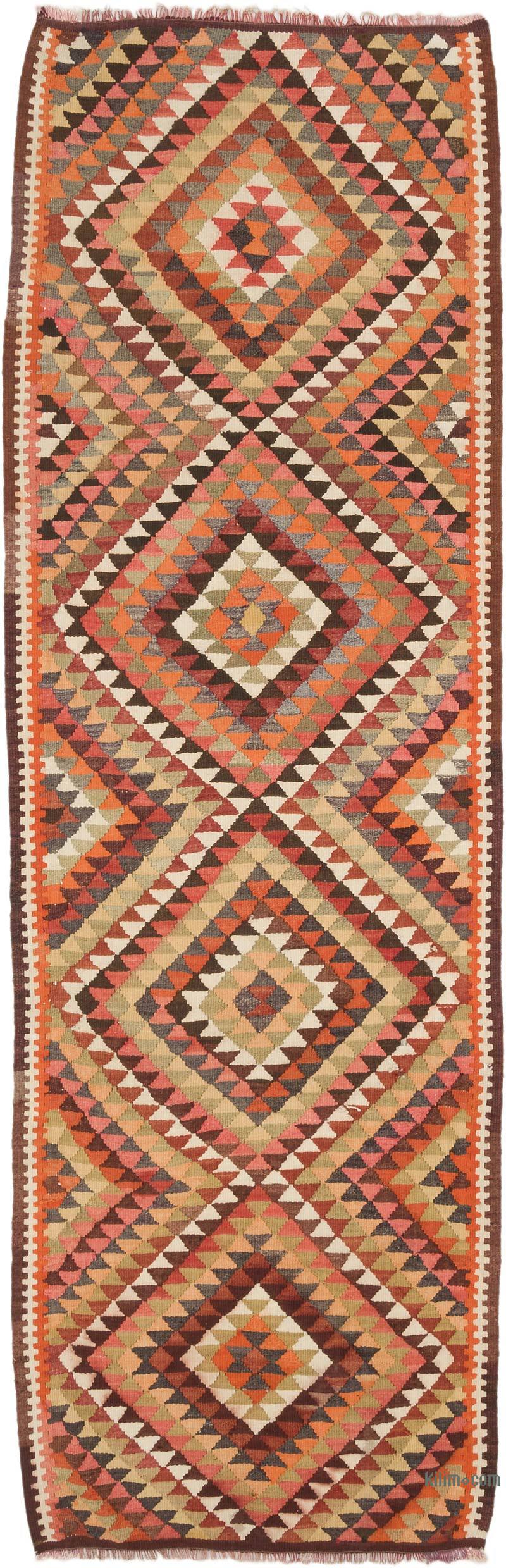 Vintage Anadolu Kilim Yolluk - 104 cm x 325 cm - K0069688