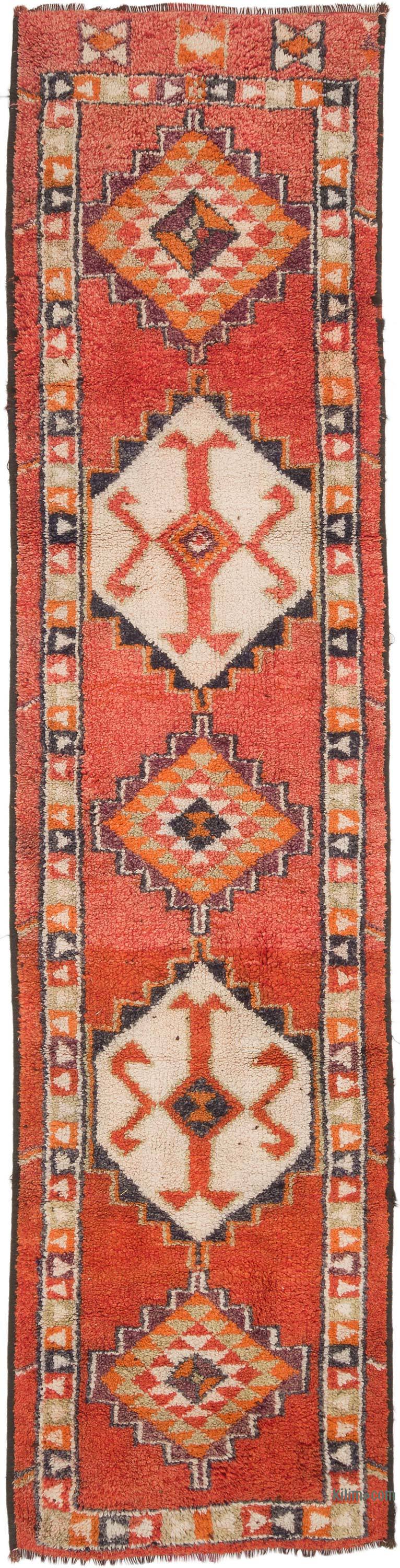 Vintage Anadolu Yolluk - 93 cm x 371 cm - K0069690