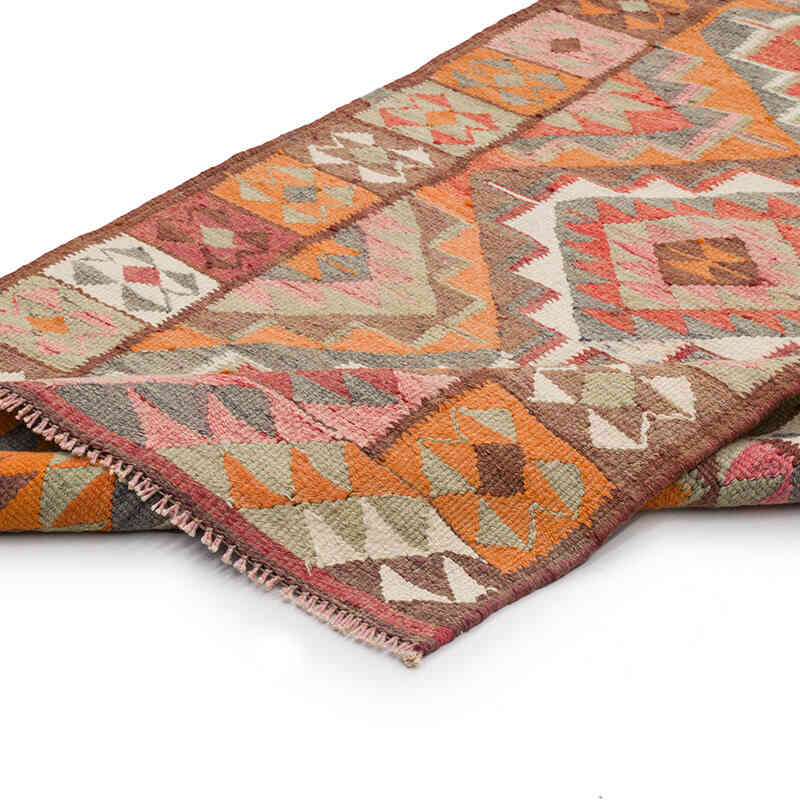 Vintage Anadolu Kilim Yolluk - 95 cm x 320 cm - K0069692
