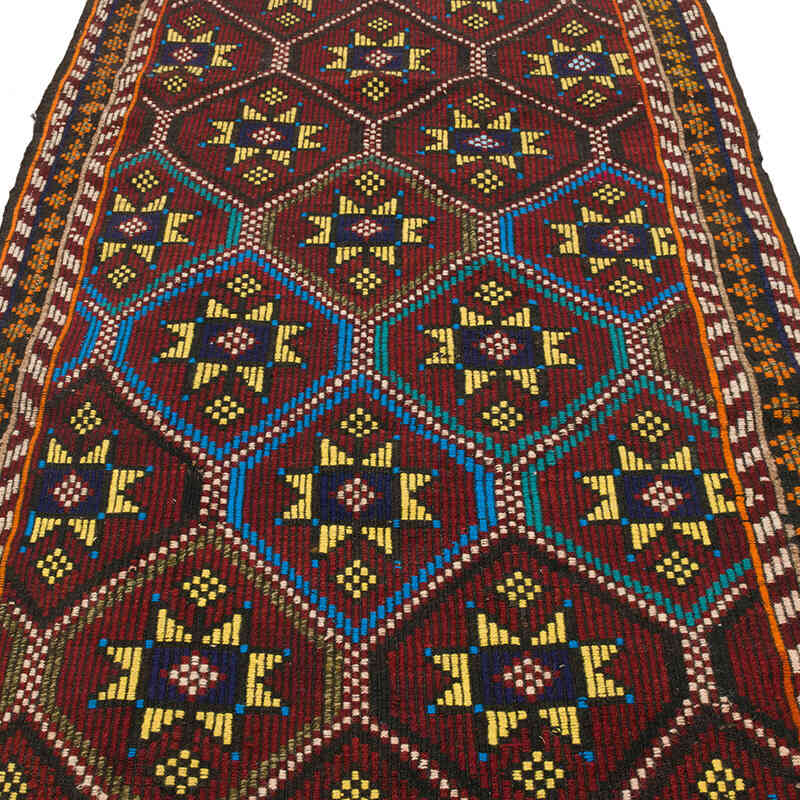 Vintage Anatolian Jijim Rug - 3' 10" x 9' 7" (46" x 115") - K0069700