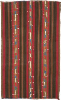 Vintage Anatolian Kilim Rug - 5' 6" x 8' 10" (66" x 106")