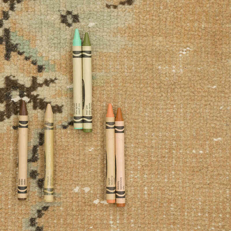 Alfombra Vintage Turca Anudada a Mano - 148 cm x 253 cm - K0069717