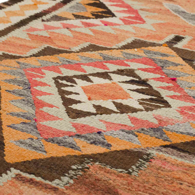 Vintage Tribal Kilim Runner - 3' 2" x 11' 9" (38" x 141") - K0069720
