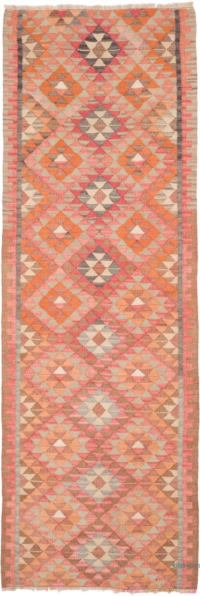 Vintage Anadolu Kilim Yolluk - 100 cm x 291 cm