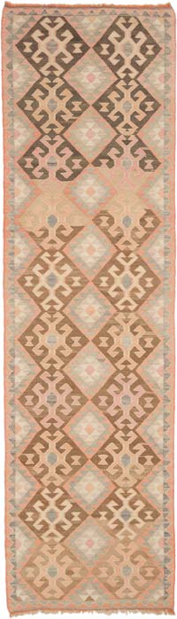 Vintage Anadolu Kilim Yolluk - 100 cm x 352 cm