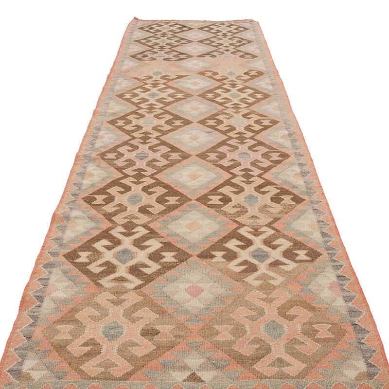 Vintage Anadolu Kilim Yolluk - 100 cm x 352 cm - K0069723