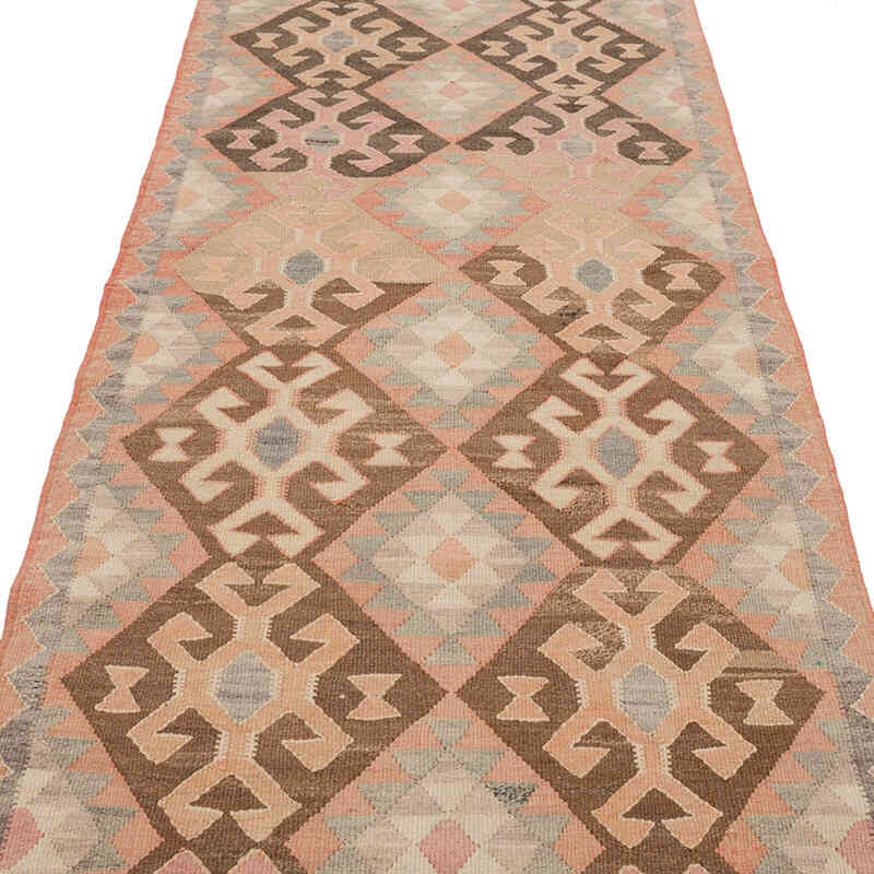 Vintage Anadolu Kilim Yolluk - 100 cm x 352 cm - K0069723