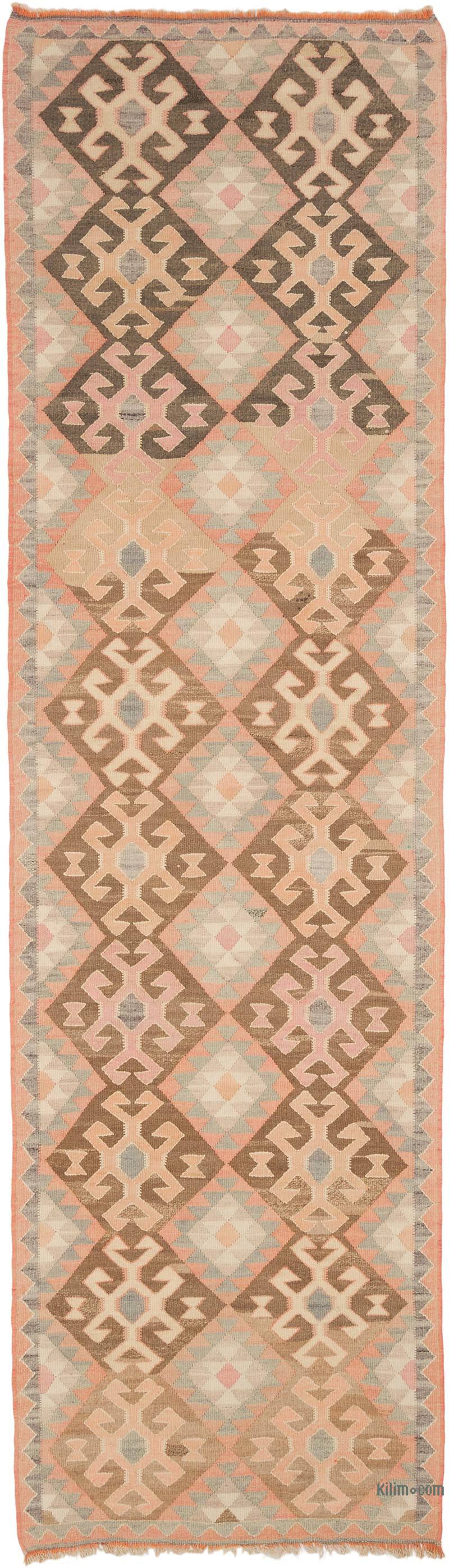 Vintage Anadolu Kilim Yolluk - 100 cm x 352 cm - K0069723