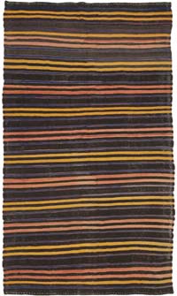 Vintage Anatolian Kilim Rug - 5' 5" x 9' 3" (65" x 111")