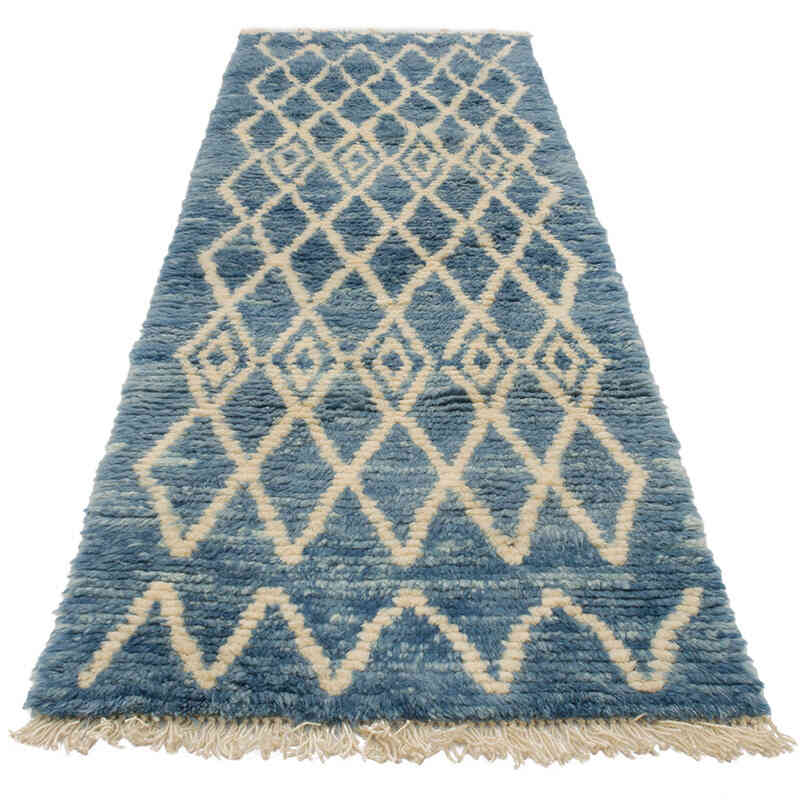 Yeni Fas Stili El Dokuma Tulu Yolluk - 88 cm x 275 cm - K0069750