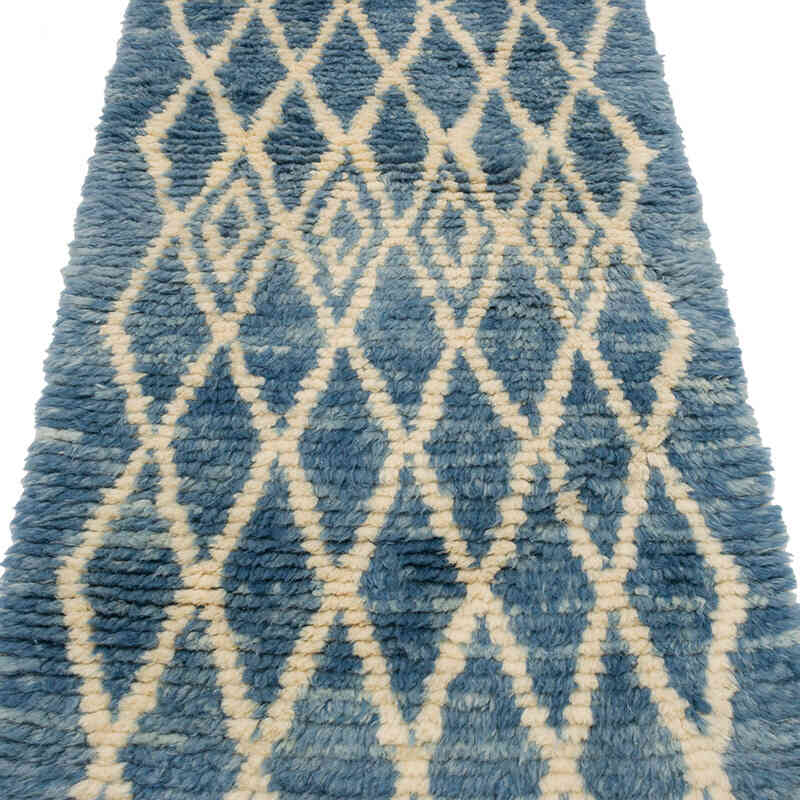 Yeni Fas Stili El Dokuma Tulu Yolluk - 88 cm x 275 cm - K0069750