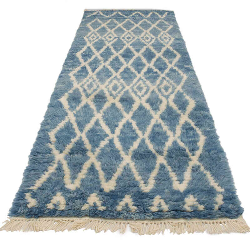 Yeni Fas Stili El Dokuma Tulu Yolluk - 88 cm x 275 cm - K0069750