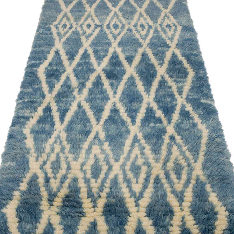 Yeni Fas Stili El Dokuma Tulu Yolluk - 88 cm x 275 cm - K0069750