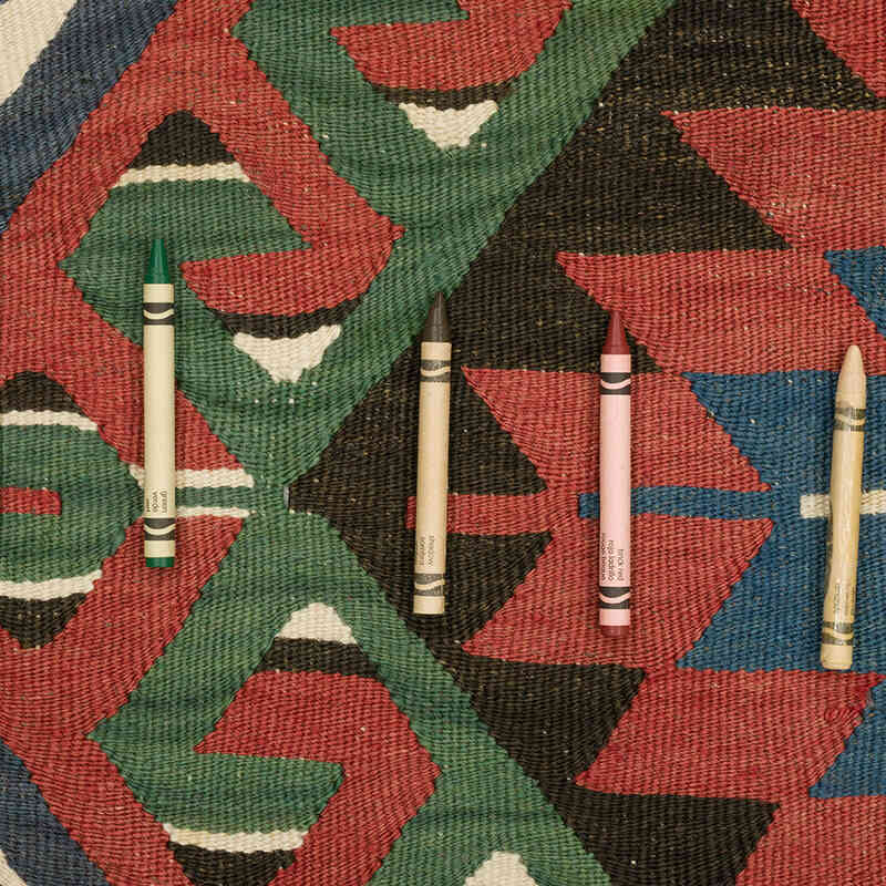 Vintage Oushak Kilim Rug - 5' 5" x 11' 5" (65" x 137") - K0069759