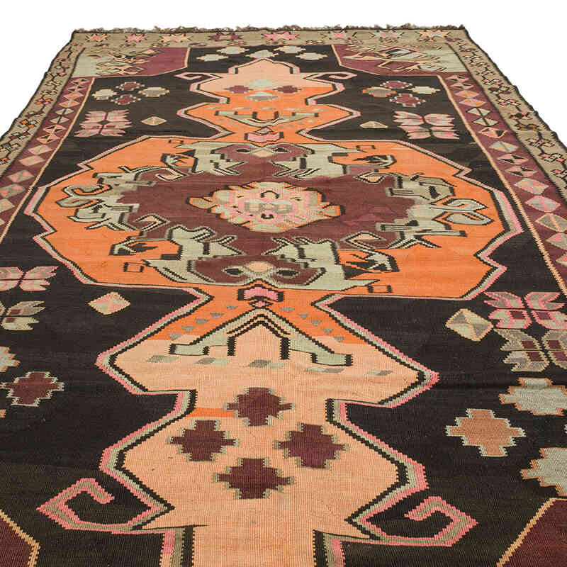 Vintage Bardiz Kilim Rug - 7'  x 13' 4" (84" x 160") - K0069764