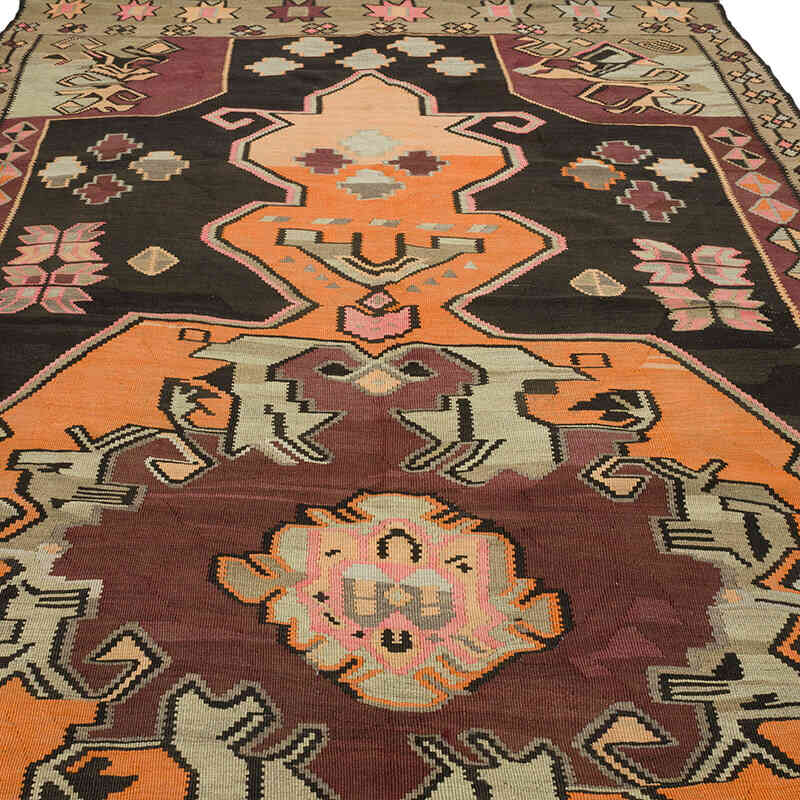 Vintage Bardiz Kilim Rug - 7'  x 13' 4" (84" x 160") - K0069764