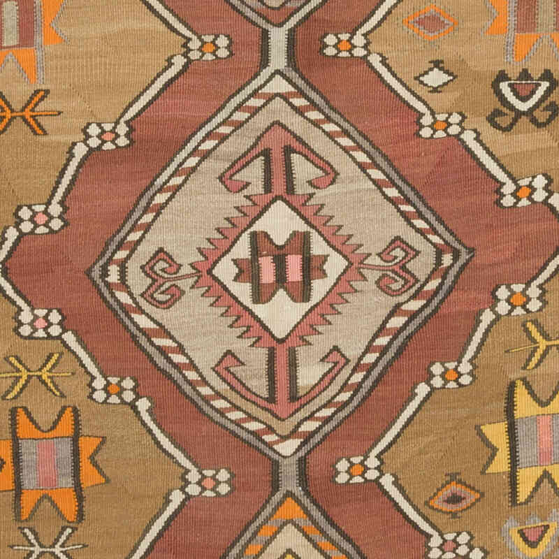 Vintage Kars Kilim Rug - 4' 11" x 13' 10" (59" x 166") - K0069770