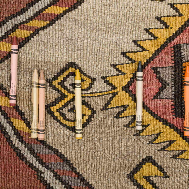 Vintage Kars Kilim Rug - 4' 11" x 13' 10" (59" x 166") - K0069770